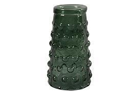 VASE YASMINE H25 D13CM. GREEN