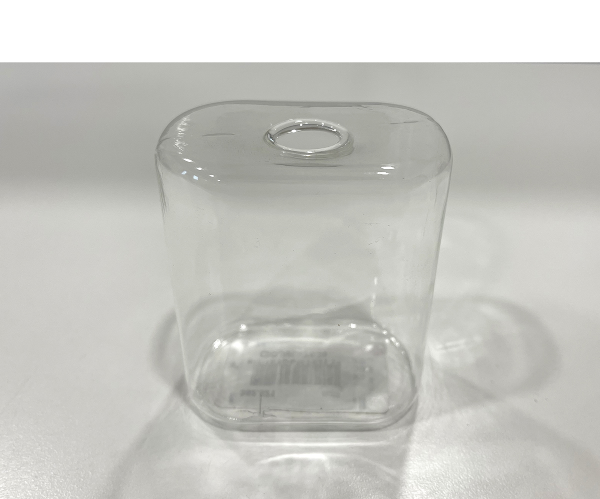 BOTTIGLINA VETRO H7,5 6X4CM. 6PEZZI