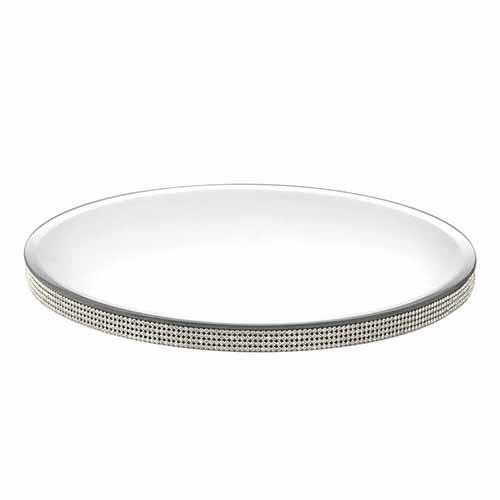 SPECCHIO TONDO D30,5 H1,90CM. C/STRASS