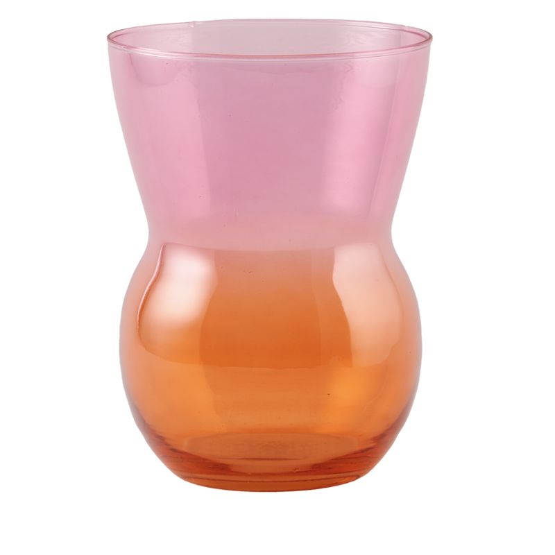 VASO PAY D14 H18CM. ARANCIO /ROSA