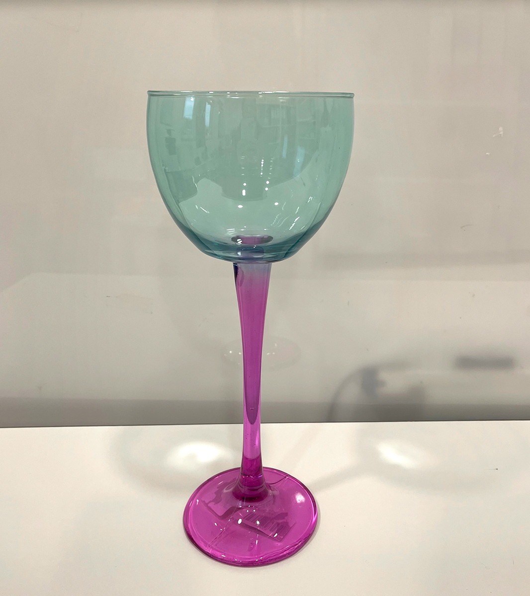 SFERA CON STELO D12,5 H31CM.FUCSIA /ACQUAM.