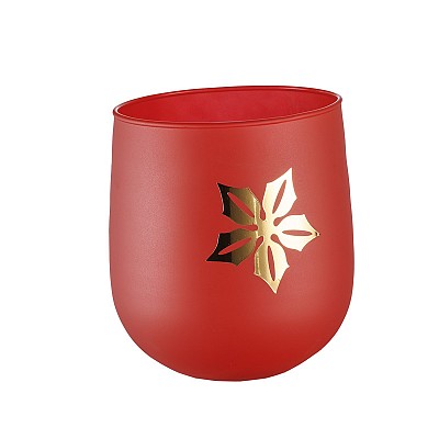 VASO ZERO D16,5 H17,6CM. DORIS ROSSO