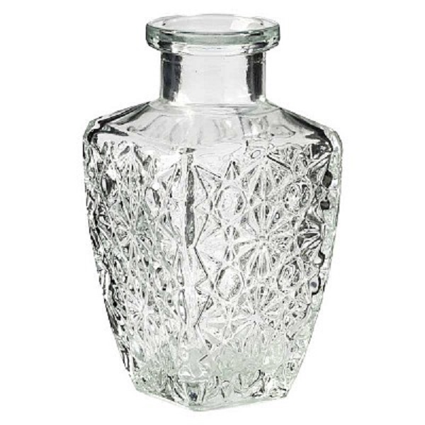 BOTTIGLIA FLOREALE D7 H12,5CM. 12PZ. TRASP.