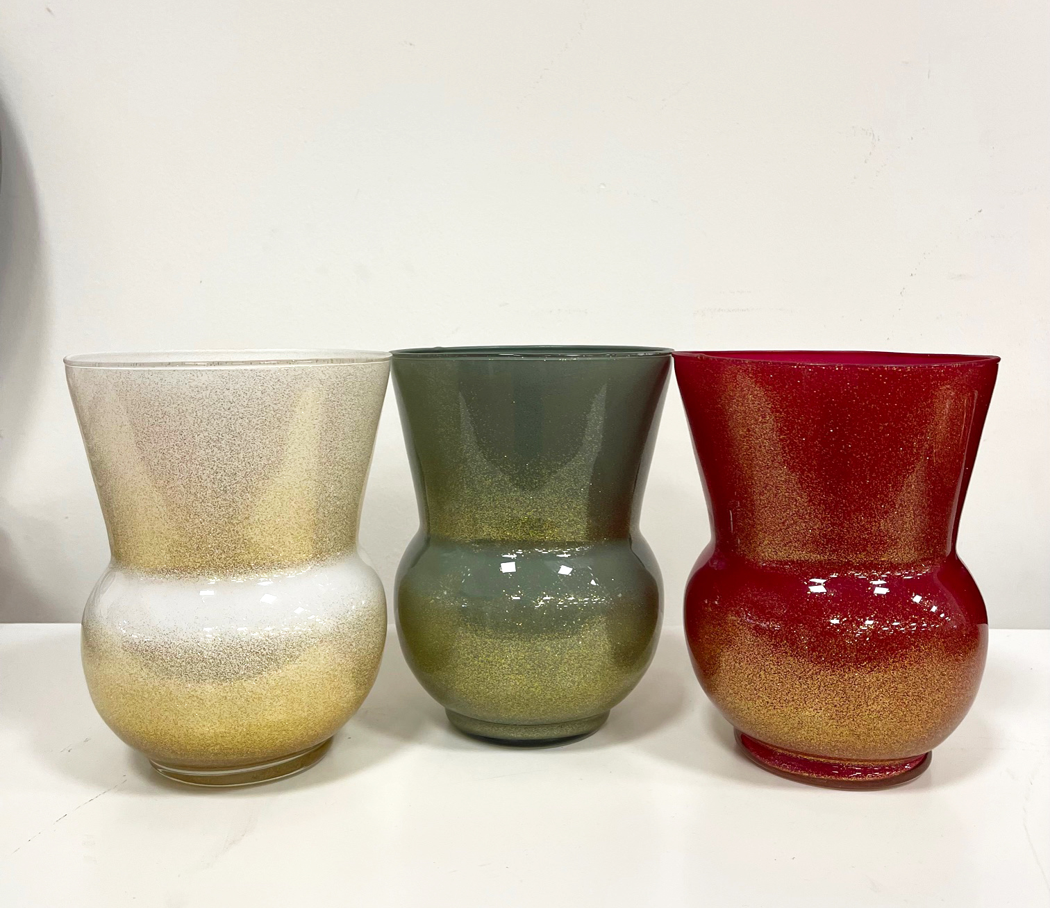 VASO PAY +VASO ONDA D14 H18CM. 6PZ.COL.ASS.