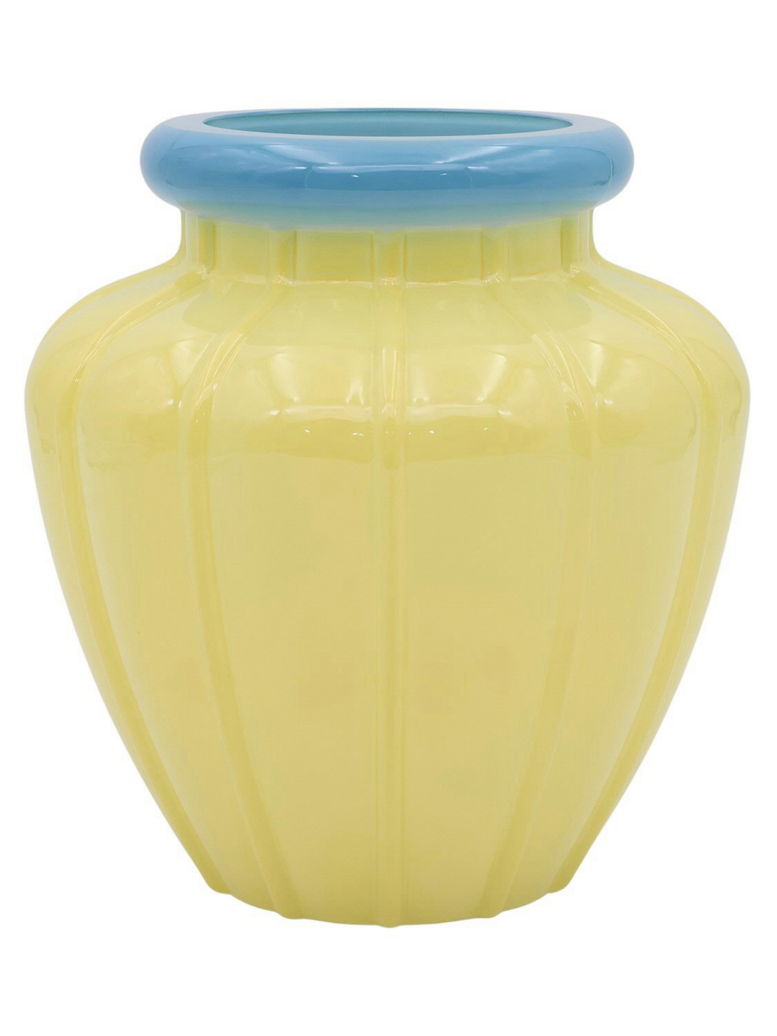 VASO RIBELLA D11,3/17 H18CM. GIALLO