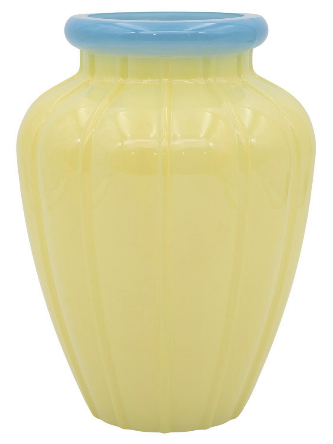 VASO RIBELLA D11,3/17 H23CM. GIALLO