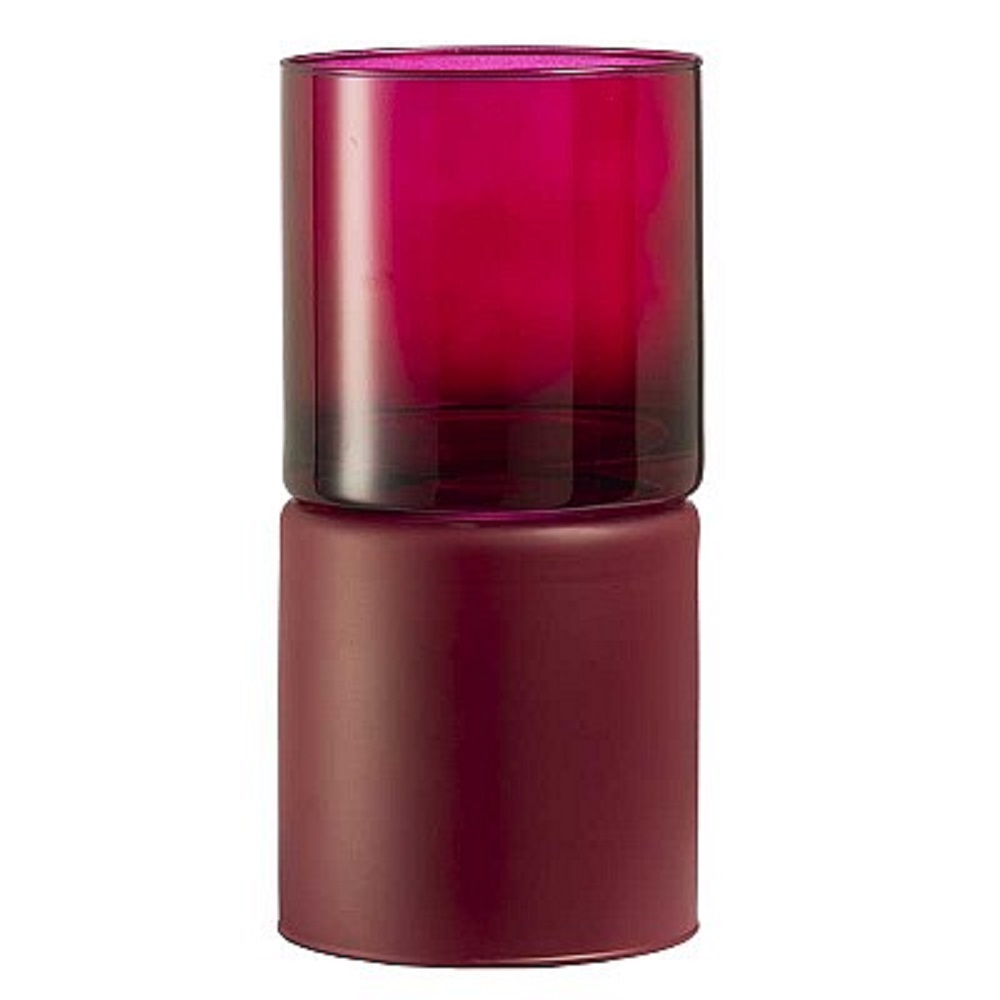 CILINDRO DOPPIO LUCIDO D12 H12+BASE H12CM. BORDEAUX