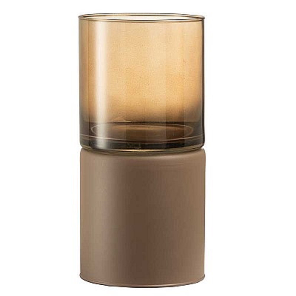 CILINDRO DOPPIO LUCIDO D12 H12+BASE H12CM. CAPPUCC.