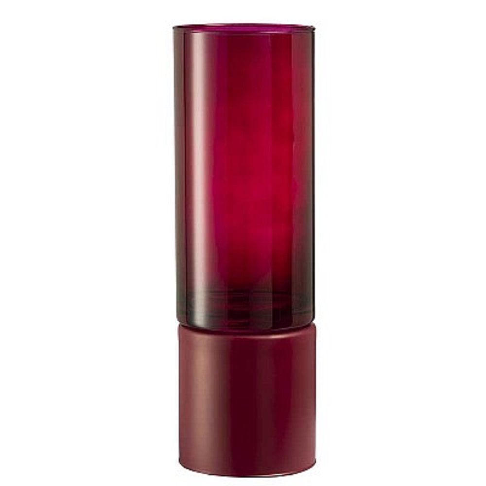 CILINDRO DOPPIO LUCIDO D12 H20+BASE H12CM. BORDEAUX