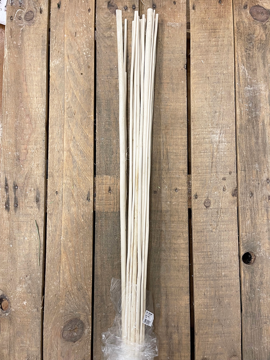 JUTE STICK 20PZ. 100CM. BLEACHED