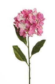 HYDRANGEA SPRAY 4LVS 66CM.PURPLE