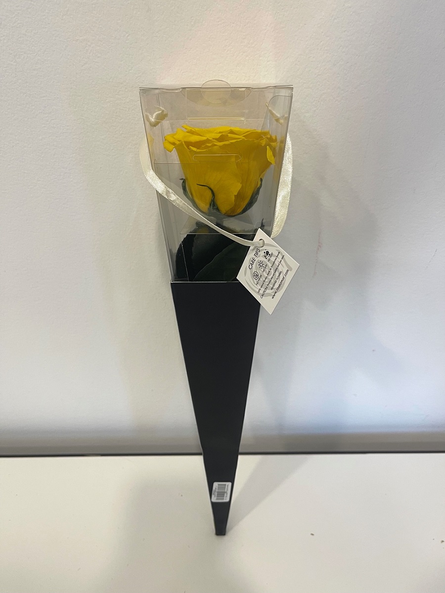 ROSA STAB. A STELO 30CM. CONO YEL-02 ---NETTO---------