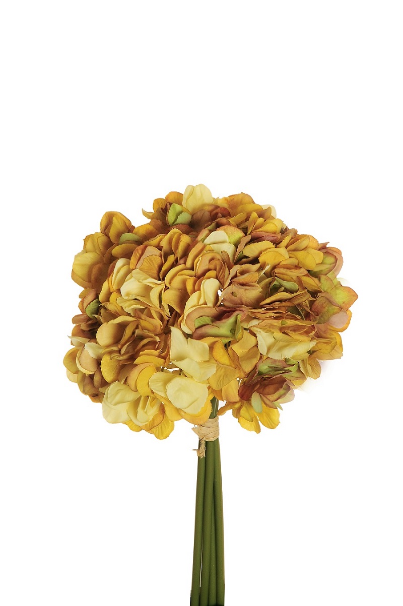 HYDRANGEA JULIET BUNDLE 4STELI 35CM. AUT.YELL