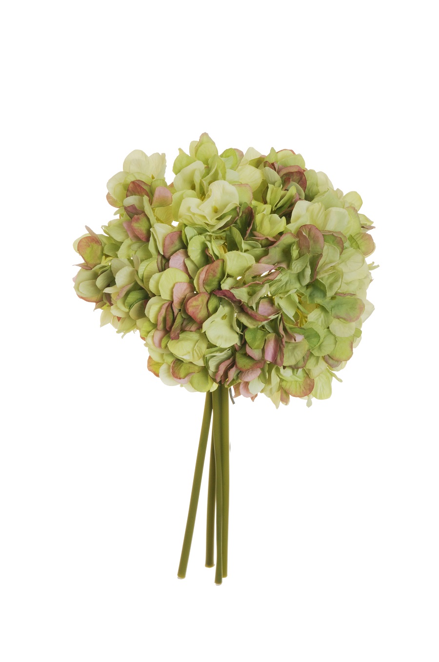 HYDRANGEA JULIET BUNDLE 4STELI 35CM. GREEN P