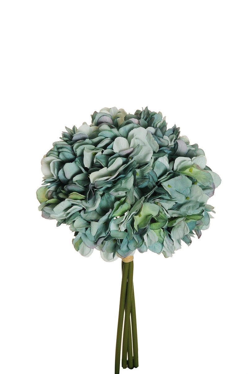 HYDRANGEA JULIET BUNDLE 4STELI 35CM. AUT.BLUE