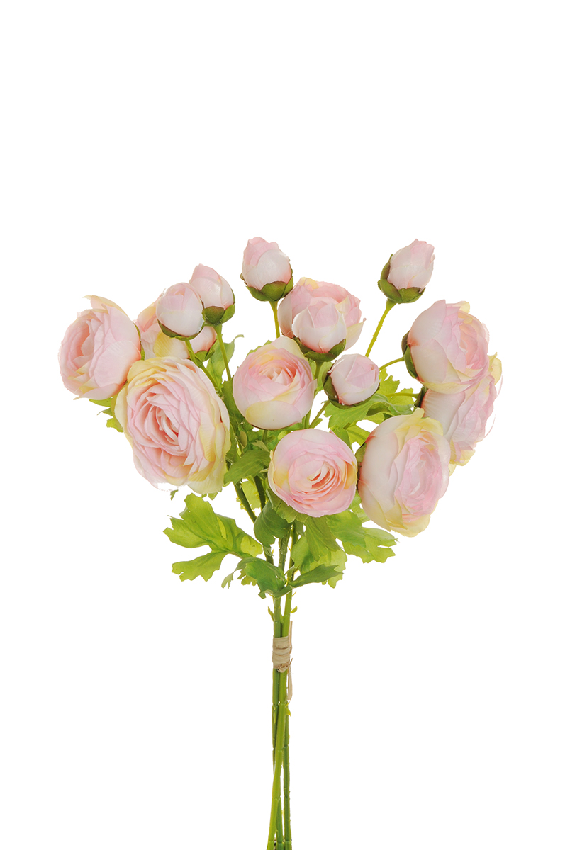 RANUNCULUS BUNDLE X3 44CM. LT PINK