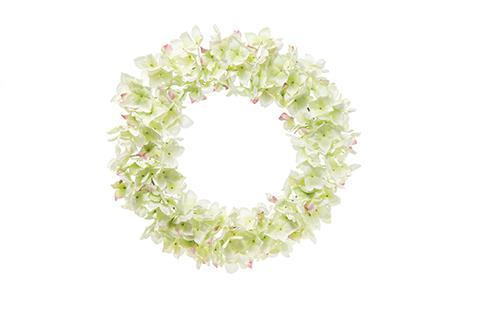CORONA DI HYDRANGEA D45CM. VERDE CH.