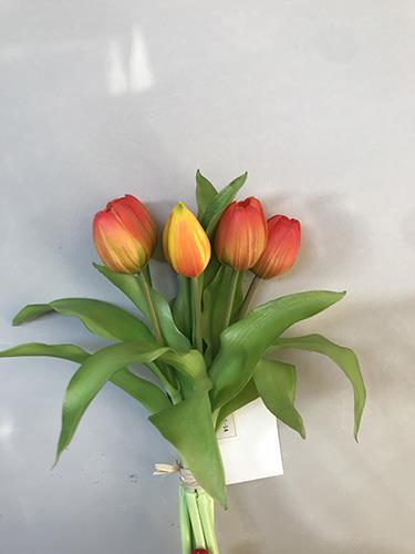 TULIPANI BUNDLE 7STELI 30CM. ARANCIO