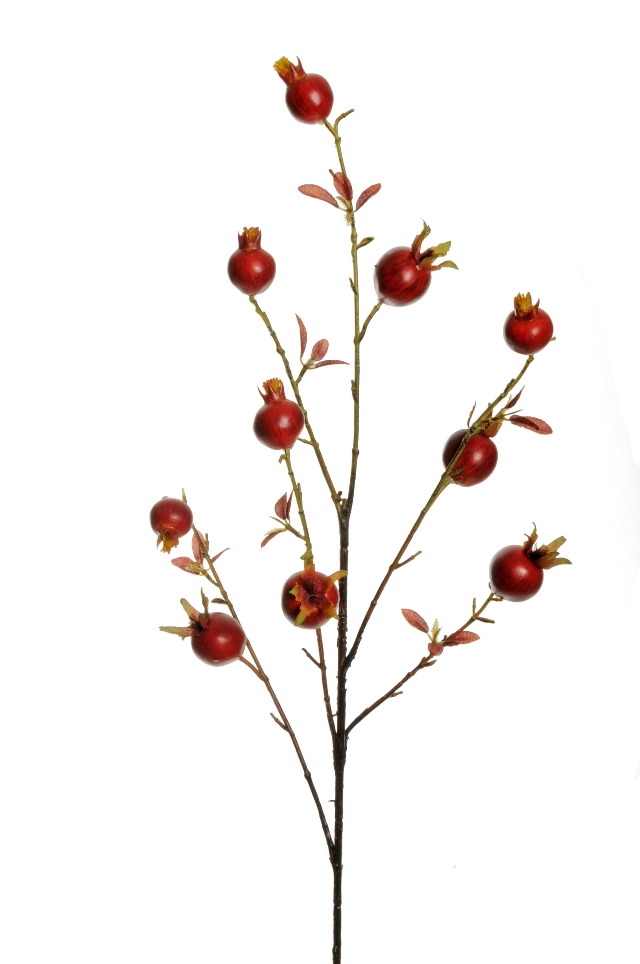POMEGRANATE SPRAY 84CM. RED