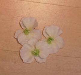 PETALI DI ORCHIDEA 11CM. 24PEZZI BIANCO