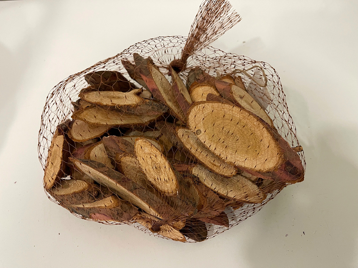 FETTE DI LEGNO 250GR. D2-5CM NATURALE
