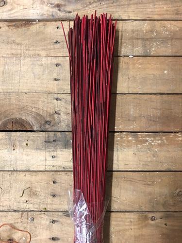 REED BUNDLE 80CM. 1KG. ROSSO SCURO