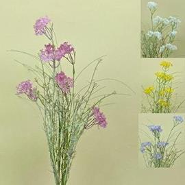 BUSH MIX GRASS FLOWERS 50CM.WHITE
