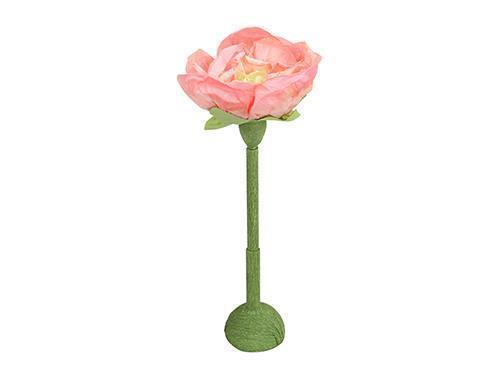 FIORE DI CARTA C/GAMBO H.75CM. ROSA
