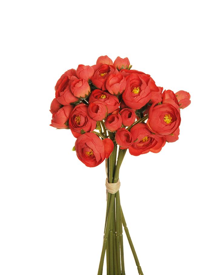 RANUNCOLO MINI X9 18FG. 29CM. ARANCIO