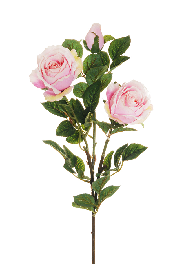 BIG ROSE BUD SPRAY X3 84CM. 2PZ. ROSA