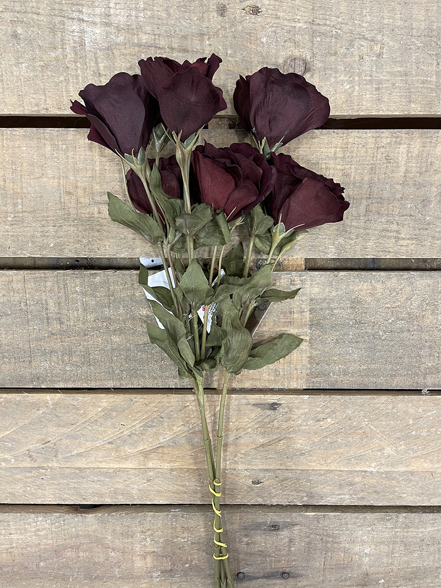 LISIANTHUS ROYAL VELV. X3 54CM. 3PZ. BORDO'