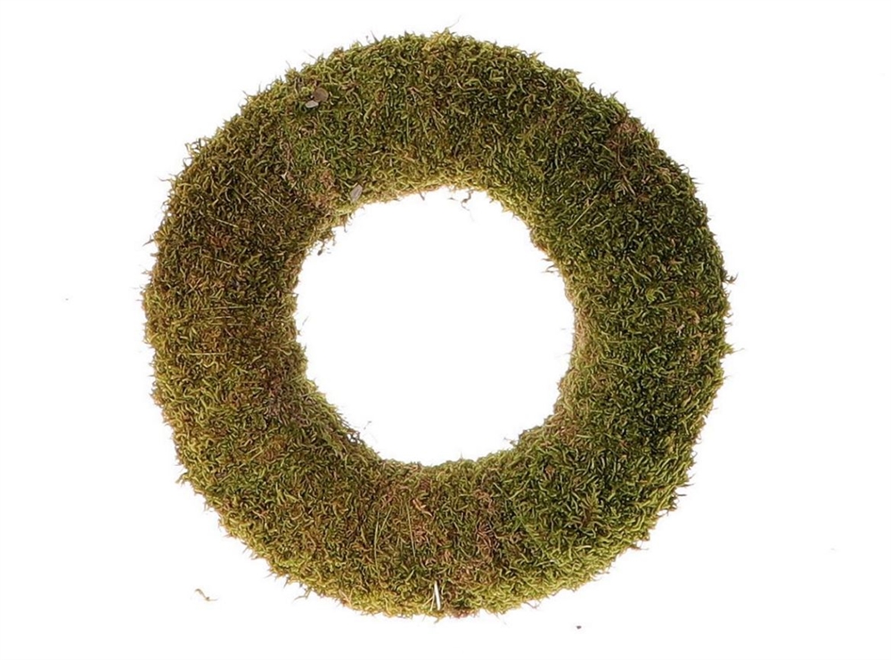 CORONA MUSCHIO D20 H6,5CM. VERDE