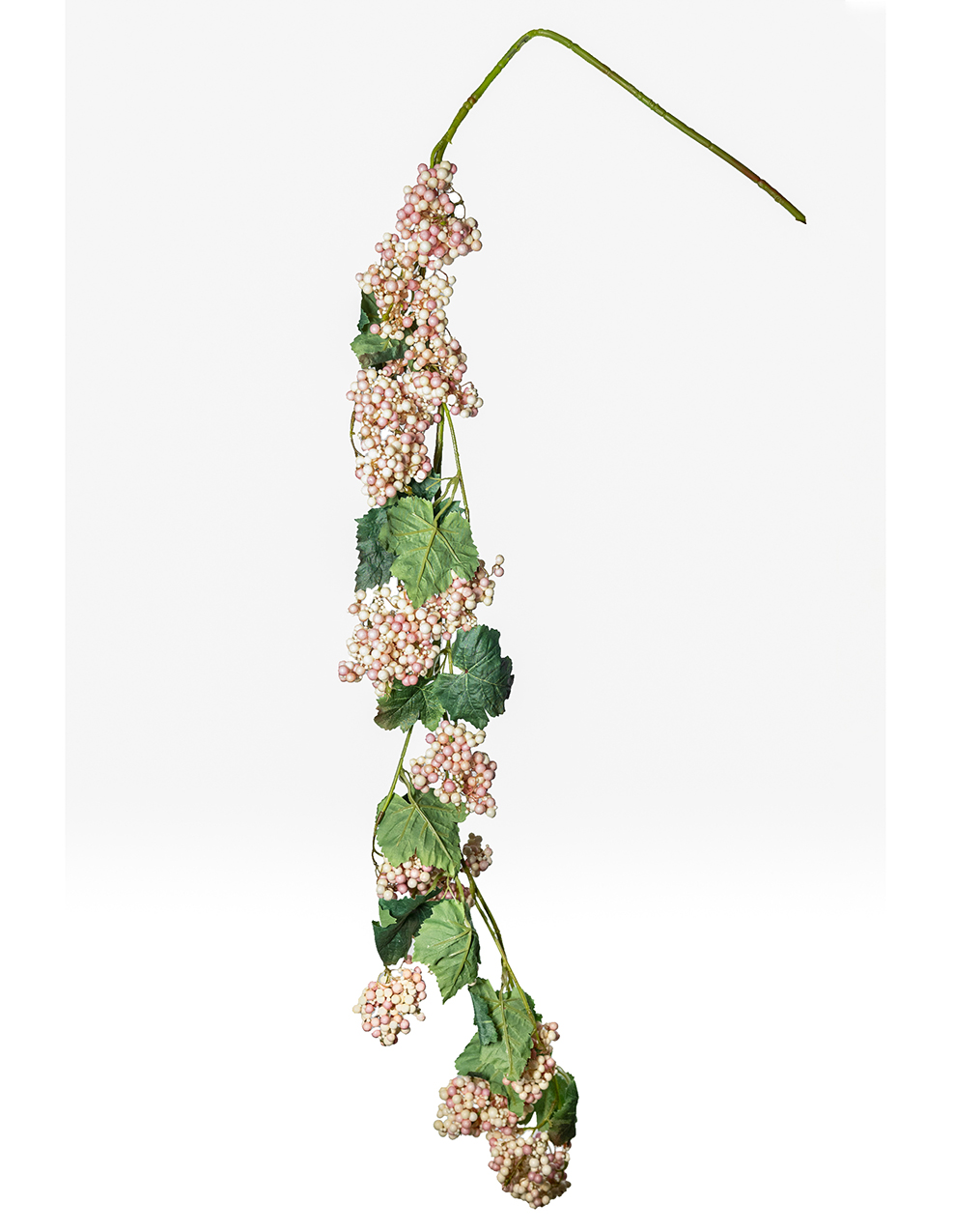 FESTONE BACCHE C/FOGLIE 150CM. ROSA CH.