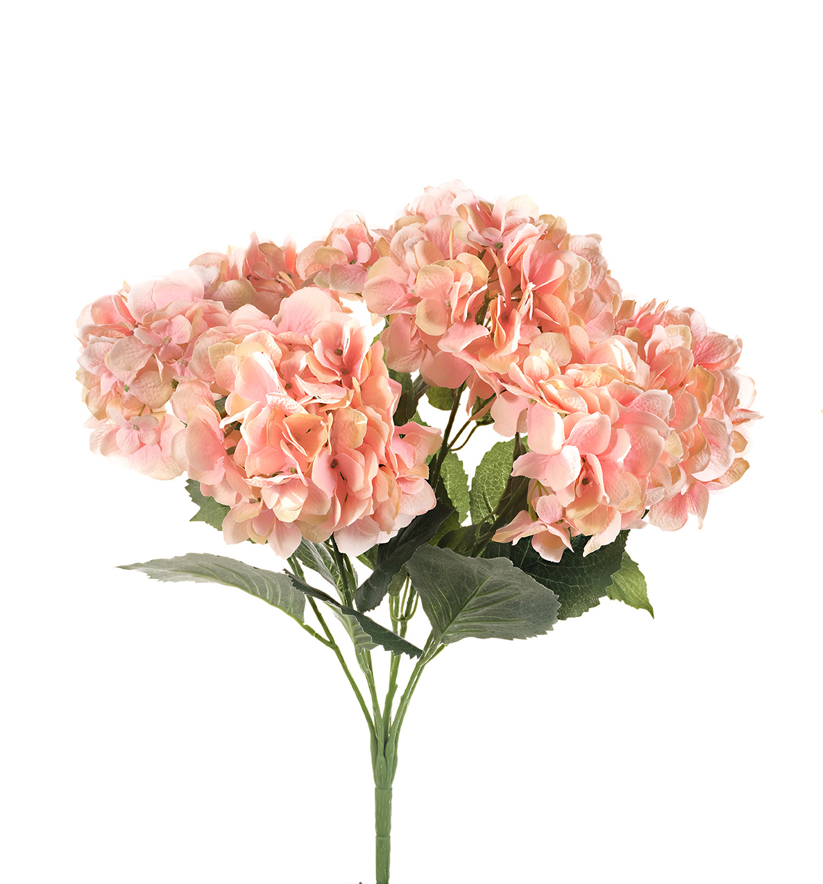 HYDRANGEA BUSH X7FIORI 56CM. ROSA CH.