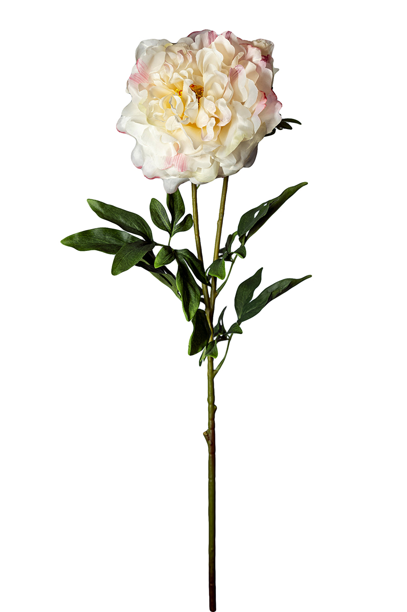 PEONY SPRAY 93CM. CREAM