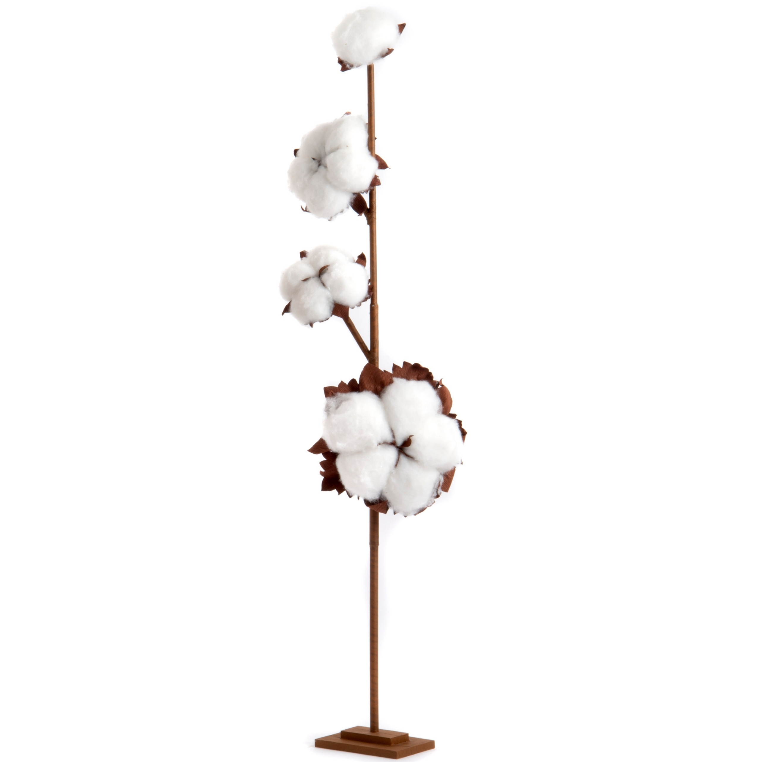 STELO C/4 FIORI COTONE SU BASE 49X15 H175CM.