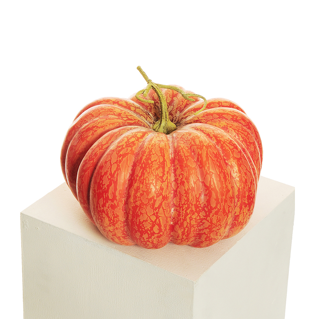 ZUCCA STYROFOAM D31 H21CM. ARANCIO