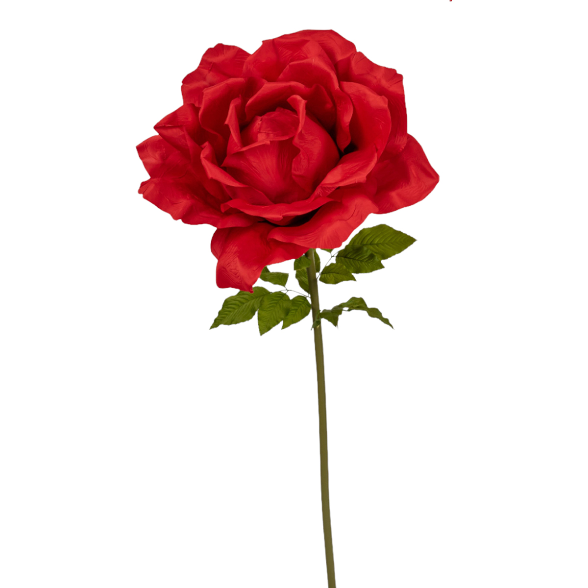 ROSA CON STELO D75 H170CM. ROSSO