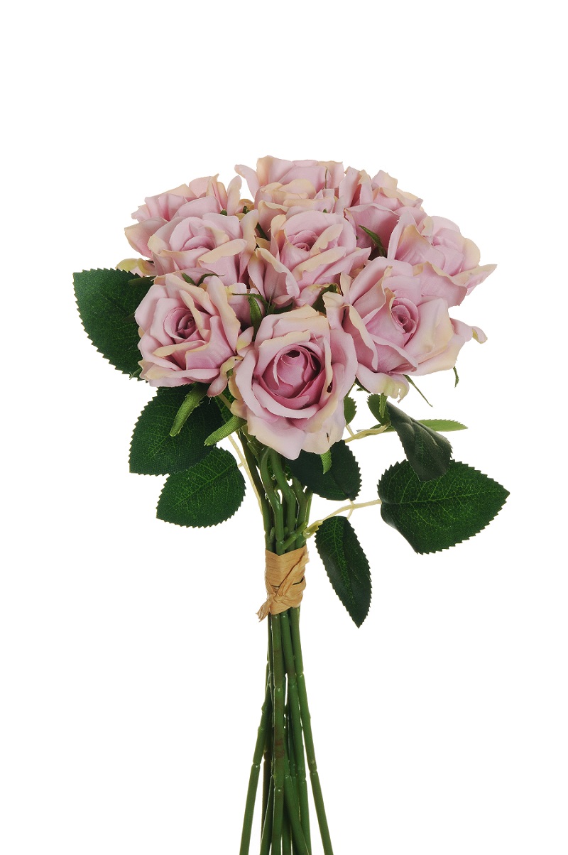 ROSE BUNDLE NOBL. X10 D6 37CM. LILAC