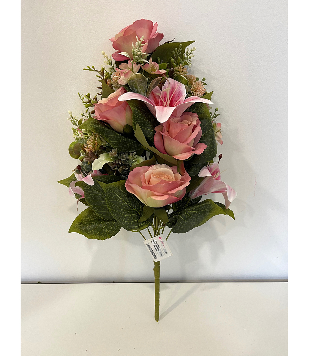 FRONTALE ROSE LILIUM X13 55CM. ROSA