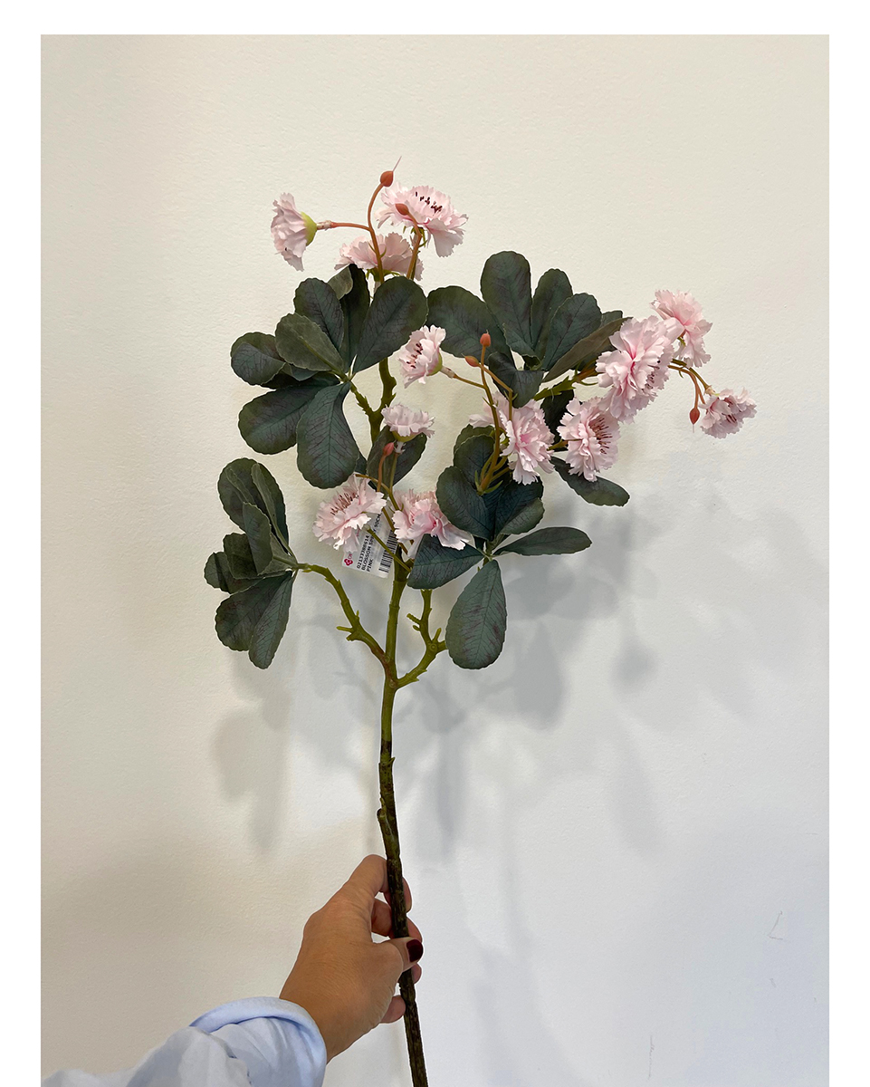 BLOSSOM SPRAY 90CM. LT PINK