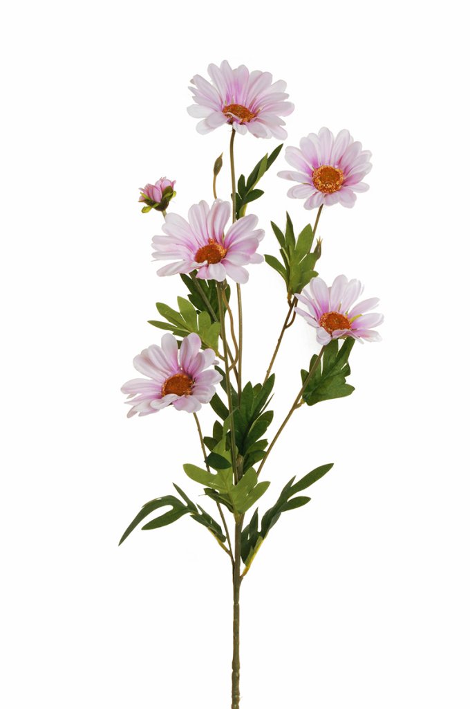 MARGHERITA SPRAY X5FIORI 79CM. 3PEZZI ROSA