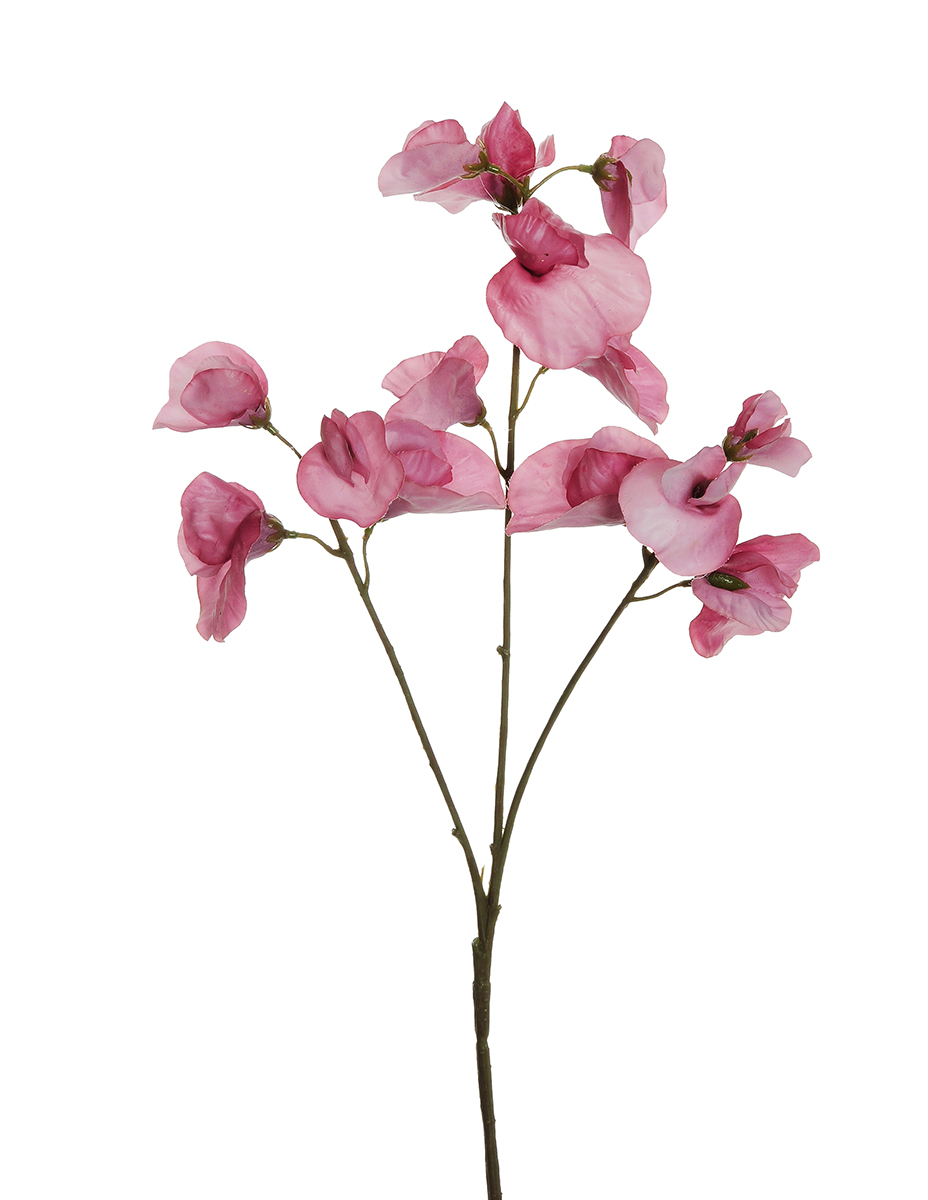 SWEET PEA SPRAY X3 REAL TOUCH 67CM. MAUVE