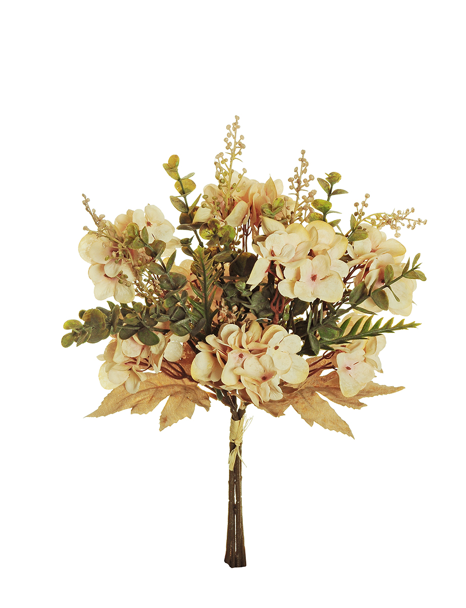 BUNDLE HYDRANGEA ARBOR. 4STELI 37CM. LT PINK