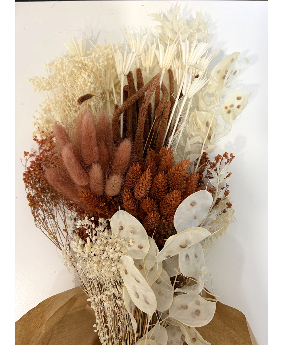 MAZZO VERTICALE H60CM. MIX TERRACOTTA BIANCO