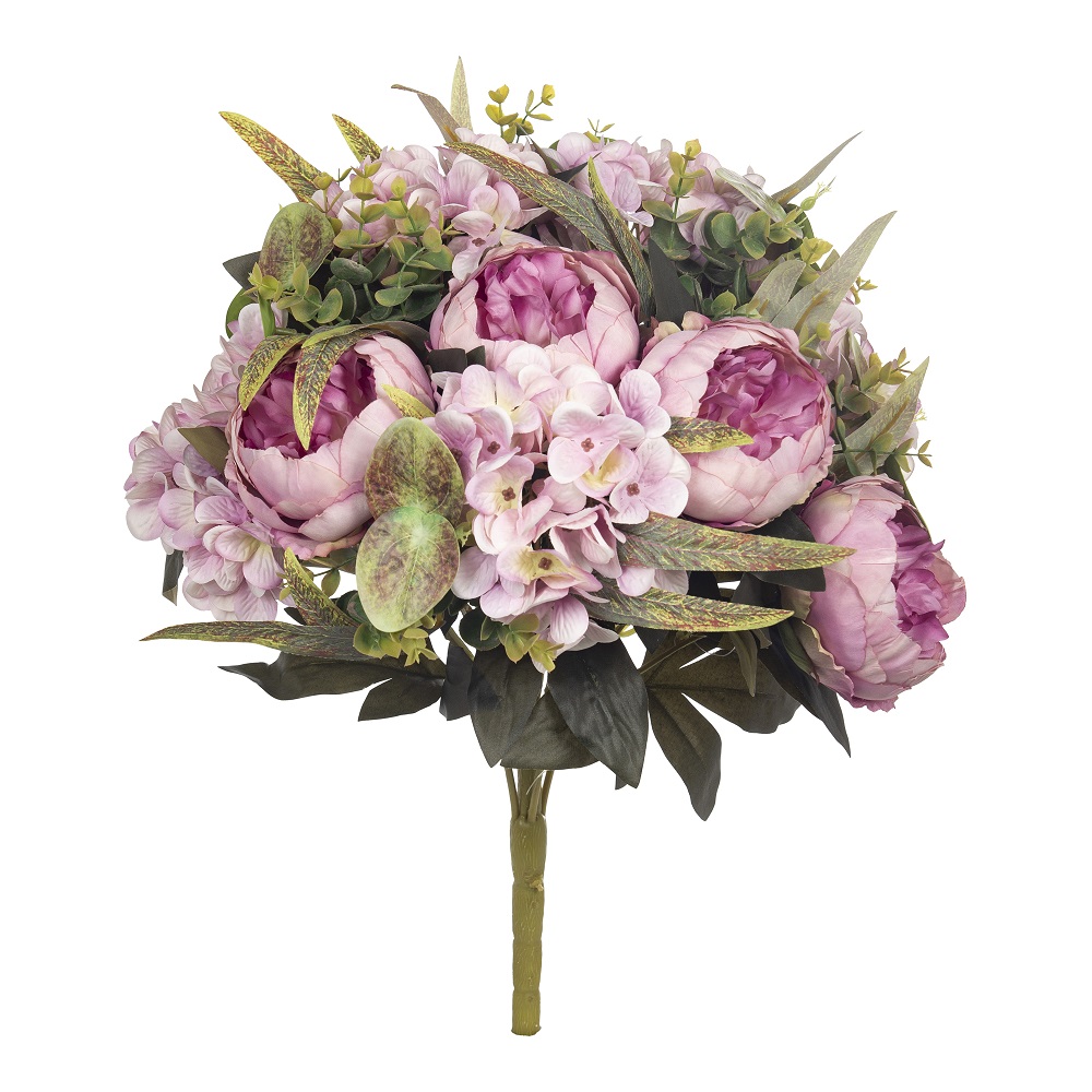 BUSH PEONIE HYDRAN. D30 L55CM. MAUVE