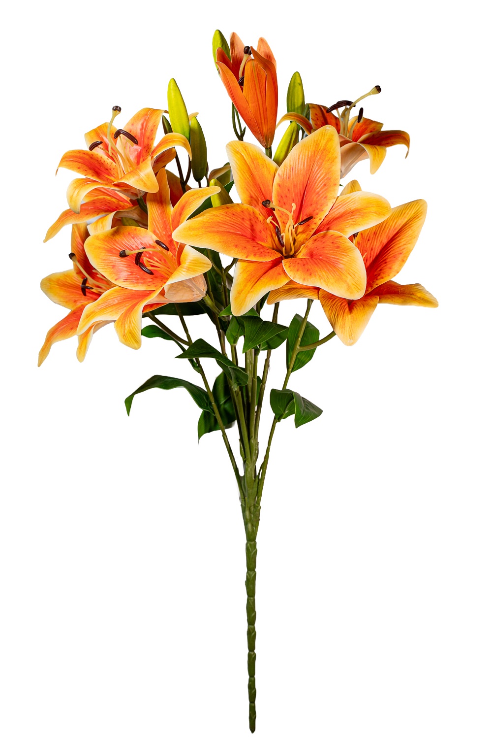 LILIUM BUSH STARGATE 8FIORI 10BOCC. 90CM. ARANCIO