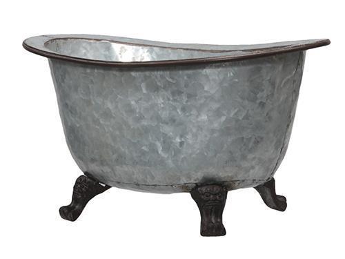 VASCHETTA DI ZINCO H19,5 34X19,5CM.