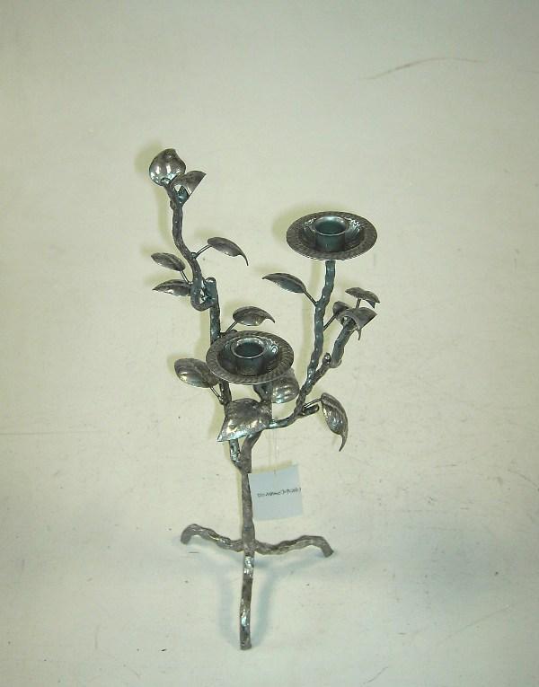 FERR-CANDELIERE H.52CM. 2LUCI