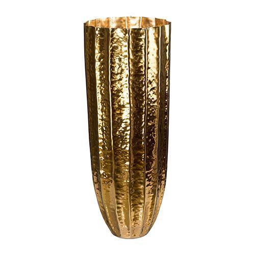 VASO ALTO MET.OLYMPUS H88 D35CM. ORO  --NETTO-------